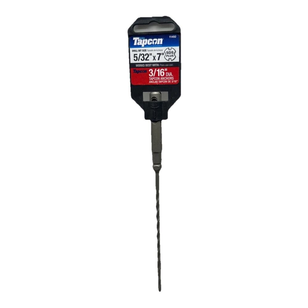Tapcon 5/32-in x 7-in SDS-Plus Drill Bit #11492 {O}